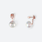 BOUCLES D'OREILLES TOI ET MOI (MINI) - La Môme Bijou - boucle d'oreille boucles d'oreilles bulle DMB23 earring earrings NEW Nulls.Net-Hidden Palladium plaqué or rose rose gold plated
