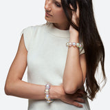 BRACELET BULLE "9 PERLES" - La Môme Bijou - bracelet bracelets bulle DMB DMB24 Palladium plaqué or rose rose gold plated