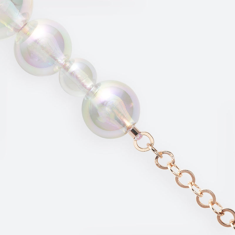 *NEW* COLLIER 23 PERLES - La Môme Bijou - bulle collier DMB24 Necklace necklaces Palladium plaqué or rose rose gold plated