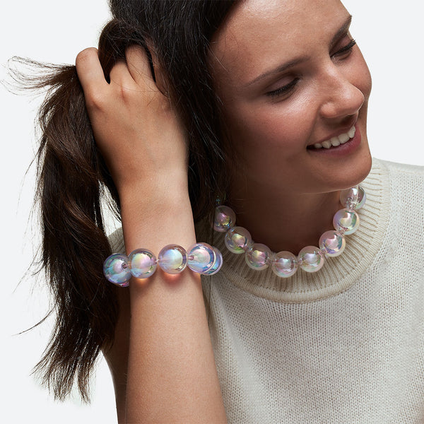 COLLIER BULLE 13 PERLES - La Môme Bijou - bulle collier DMB DMB24 Necklace necklaces Palladium plaqué or rose rose gold plated SELECT