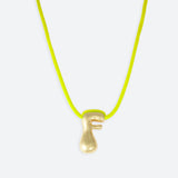 LETTER F NECKLACE