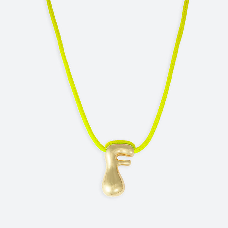 LETTER F NECKLACE