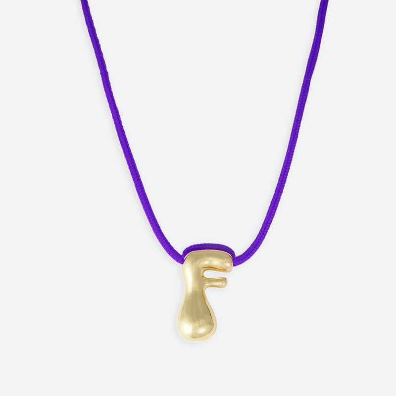 LETTER F NECKLACE