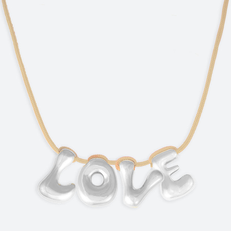 4-BUCHSTABEN-HALSKETTE - VERGOLDET ODER VERSILBERT