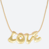 4-BUCHSTABEN-HALSKETTE - VERGOLDET ODER VERSILBERT