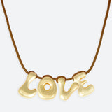 4-BUCHSTABEN-HALSKETTE - VERGOLDET ODER VERSILBERT