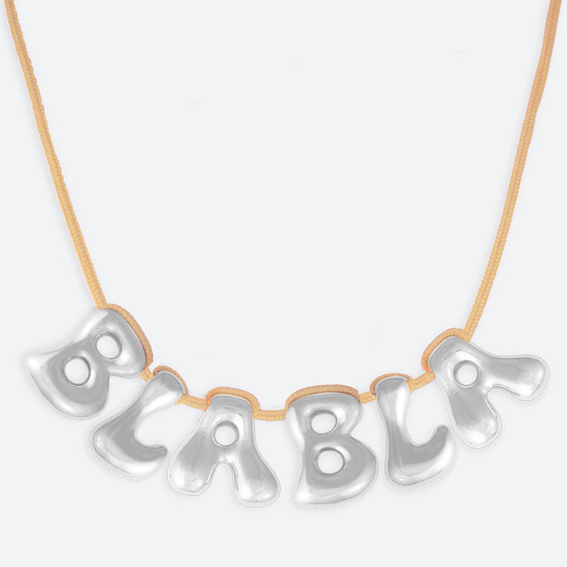 5 LETTER NECKLACE - GOLD OR SILVER PLATED