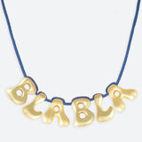 5 LETTER NECKLACE - GOLD OR SILVER PLATED