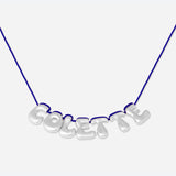 COLLIER 7 LETTRES - PLAQUÉ OR OU ARGENT