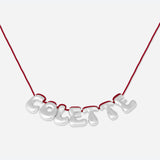 COLLIER 7 LETTRES - PLAQUÉ OR OU ARGENT