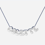 COLLIER 7 LETTRES - PLAQUÉ OR OU ARGENT