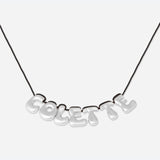 COLLIER 7 LETTRES - PLAQUÉ OR OU ARGENT