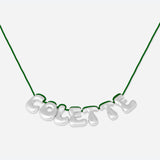 COLLIER 7 LETTRES - PLAQUÉ OR OU ARGENT