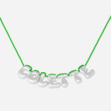 COLLIER 7 LETTRES - PLAQUÉ OR OU ARGENT
