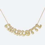 COLLIER 9 LETTRES - PLAQUÉ OR OU ARGENT