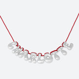 COLLIER 9 LETTRES - PLAQUÉ OR OU ARGENT