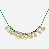 COLLIER 9 LETTRES - PLAQUÉ OR OU ARGENT