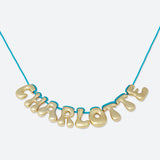 COLLIER 9 LETTRES - PLAQUÉ OR OU ARGENT