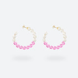 MINI CRÉOLES BUBBLE TEA - La Môme Bijou - boucle d'oreille boucles d'oreilles BT24 BUBBLE TEA Créole earring earrings Gold Plated mini hoops plaqué or