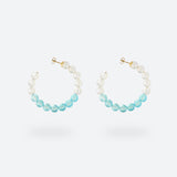 MINI CRÉOLES BUBBLE TEA - La Môme Bijou - boucle d'oreille boucles d'oreilles BT24 BUBBLE TEA Créole earring earrings Gold Plated mini hoops plaqué or