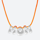 COLLIER "MOM" - PLAQUÉ OR OU ARGENT