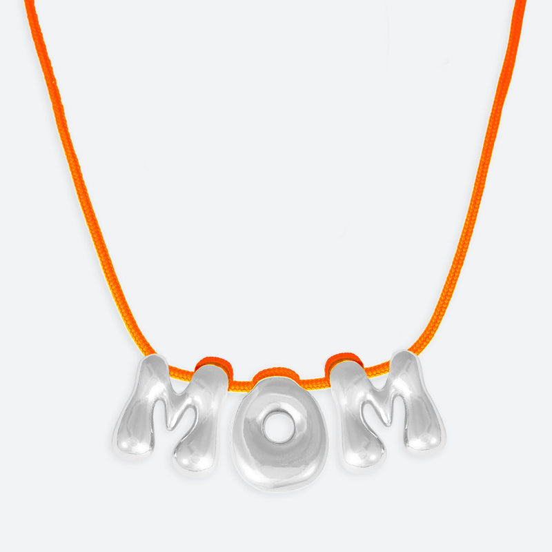 COLLIER "MOM" - PLAQUÉ OR OU ARGENT