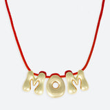 COLLIER "MOM" - PLAQUÉ OR OU ARGENT