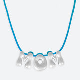 COLLIER "MOM" - PLAQUÉ OR OU ARGENT