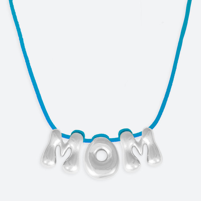COLLIER "MOM" - PLAQUÉ OR OU ARGENT
