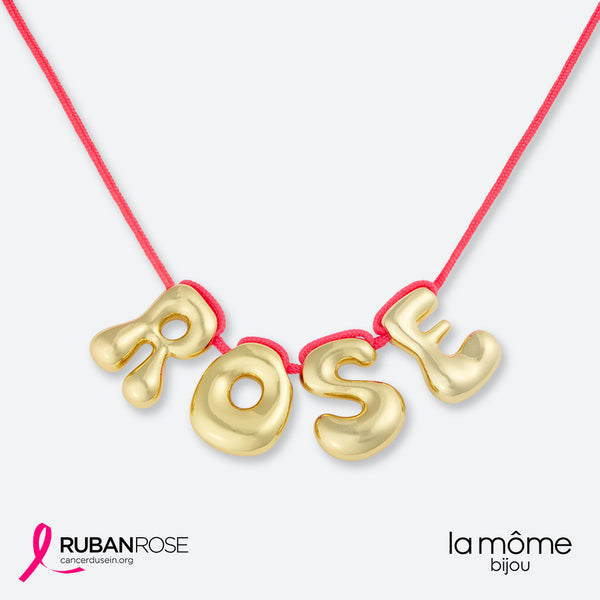 COLLIER JOY LETTERS "ROSE"
