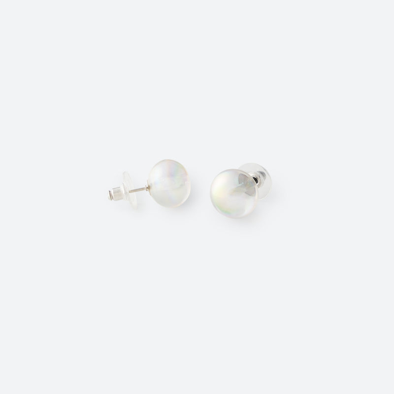 BOUCLES D'OREILLES "UNE BULLE" (12 mm) - La Môme Bijou - boucle d'oreille bulle DMB24 earrings Nulls.Net-Hidden puces d'oreille studs