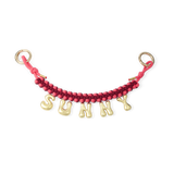 BIJOU DE SAC PERSONNALISABLE AVEC 5 LETTRES