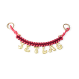 BIJOU DE SAC PERSONNALISABLE AVEC 6 LETTRES