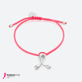 BRACELET RUBAN ROSE 2026 - La Môme Bijou - sizable