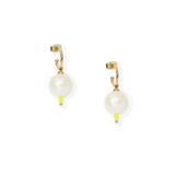 MINI CRÉOLES "UNE PERLE" - La Môme Bijou - boucles d'oreilles Creoles earring earrings hoops perle SUNSET TOP40