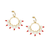 CRÉOLES "HUIT PERLES"