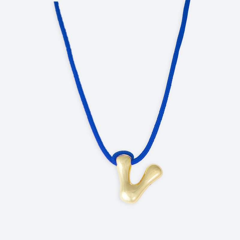 LETTER V NECKLACE