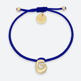 JOY ONE LETTER BRACELET - GOLD OR SILVER PLATED