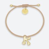 JOY ONE LETTER BRACELET - GOLD OR SILVER PLATED