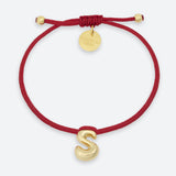 JOY ONE LETTER BRACELET - GOLD OR SILVER PLATED