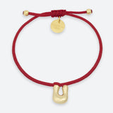 JOY ONE LETTER BRACELET - GOLD OR SILVER PLATED