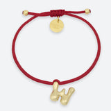 JOY ONE LETTER BRACELET - GOLD OR SILVER PLATED