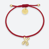 JOY ONE LETTER BRACELET - GOLD OR SILVER PLATED