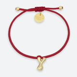 JOY ONE LETTER BRACELET - GOLD OR SILVER PLATED