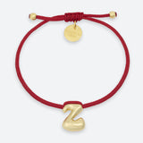 JOY ONE LETTER BRACELET - GOLD OR SILVER PLATED