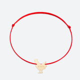 BRACELET "PAPA POULE" POUR LA FÊTE DES PÈRES - La Môme Bijou - argent 925 bracelet Gold Plated plaqué or Silver 925 sizable