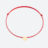 BRACELET PERSONNALISÉ AVEC UNE MÉDAILLE EN OR 18 CARATS - La Môme Bijou - 18k gold Cordon or 18 carats SAINT VALENTIN