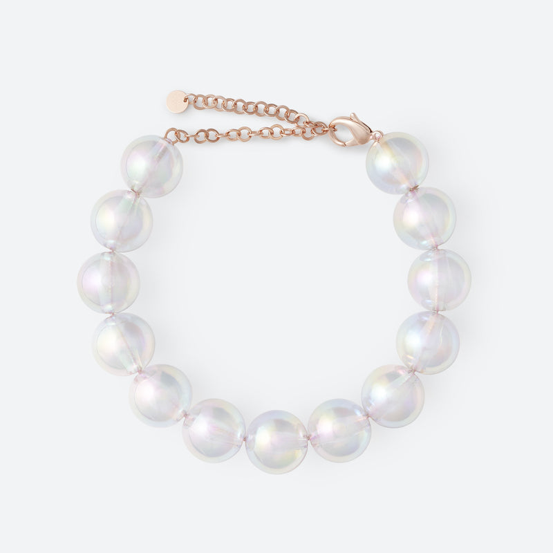 COLLIER "BULLE" 13 PERLES - La Môme Bijou - bulle collier DMB DMB24 Necklace necklaces Palladium plaqué or rose rose gold plated SELECT