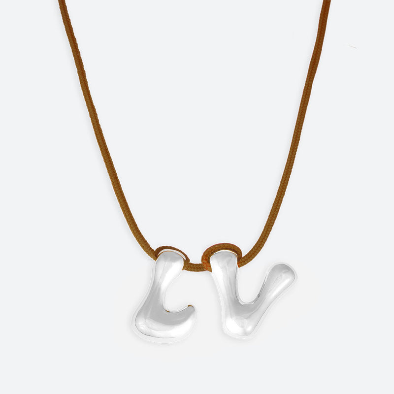 COLLIER 2 LETTRES