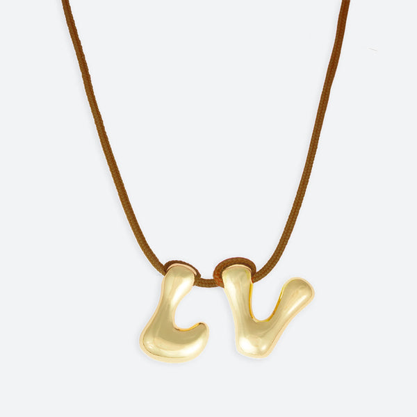 COLLIER 2 LETTRES